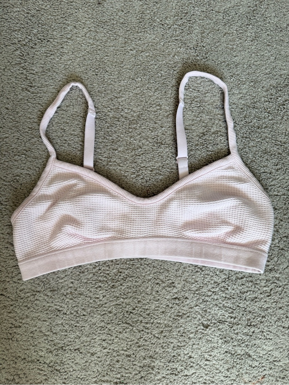 Negative Underwear Light Pink Ribbed Bralette